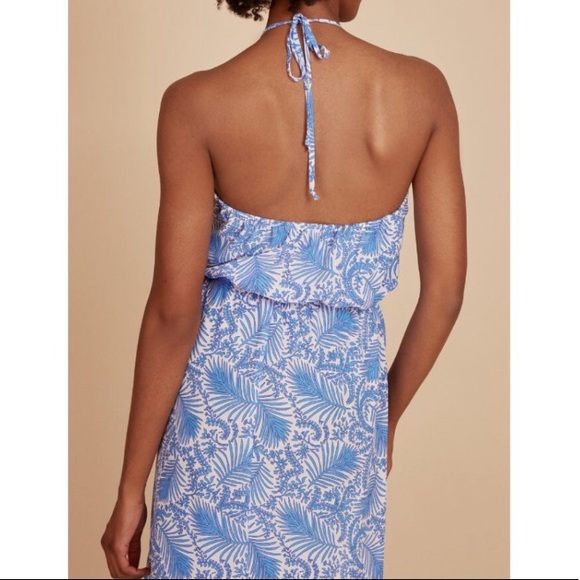 NWT Show Me Your Mumu Heather Halter Maxi Dress - in Sea Breeze - Picture 5 of 16